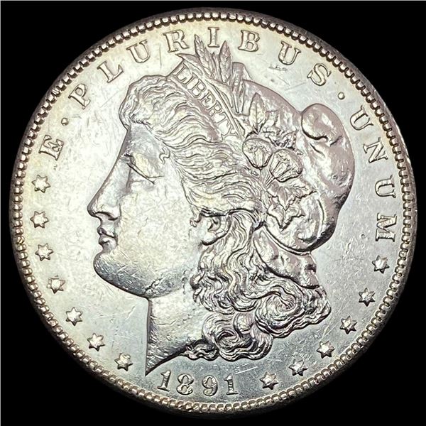 1891-CC Silver Morgan Dollar CHOICE AU