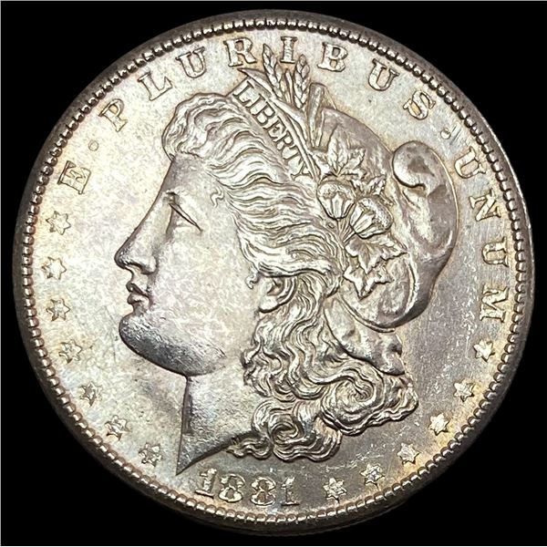 1881-S Silver Morgan Dollar CHOICE BU