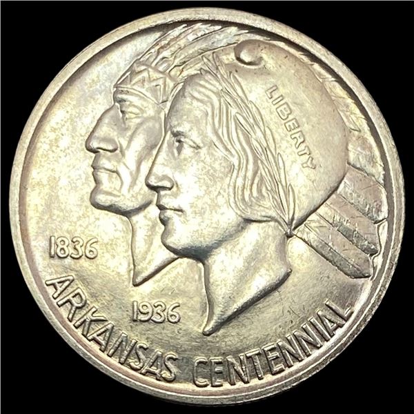 1936 Arkansas Silver Half Dollar CHOICE BU