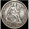 Image 1 : 1874 Silver Seated Liberty Dime NEARLY  UNCIRCULATED