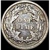 Image 2 : 1874 Silver Seated Liberty Dime NEARLY  UNCIRCULATED
