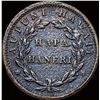 Image 2 : 1847 Hawaii Copper Hapa Haneri Token NICELY  CIRCULATED