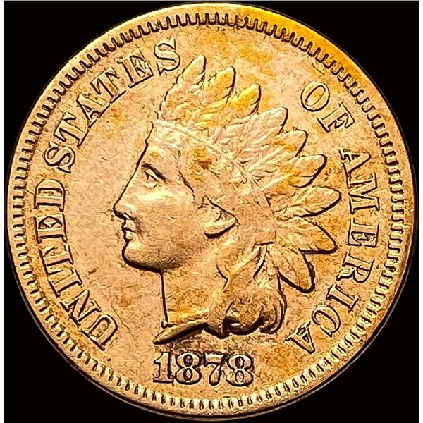 1878 Indian Head Cent NEARLY UNCIRCULATED