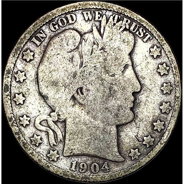 1904-S Silver Barber Half Dollar UNCIRCULATED