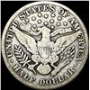 Image 2 : 1913 Silver Barber Half Dollar NICELY  CIRCULATED