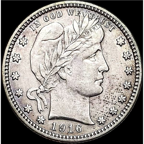1916-D Silver Barber Quarter CLOSELY  UNCIRCULATED