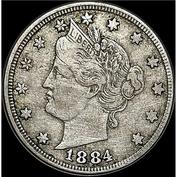 1884 Liberty Head Nickel LIGHTLY CIRCULATED