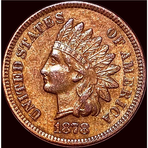 1878 Indian Head Cent CLOSELY UNCIRCULATED