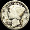 Image 1 : 1916-D Silver Mercury Dime NICELY CIRCULATED