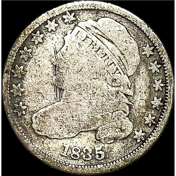 1835 Capped Bust Dime NICELY CIRCULATED