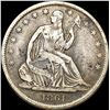 Image 1 : 1861-S Seated Liberty Half Dollar ABOUT  UNCIRCULATED