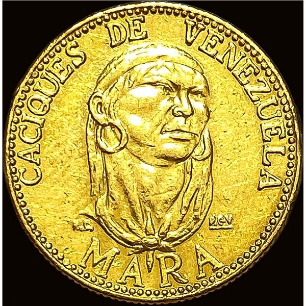 1957 .174oz Venezuela Caciques Mara CLOSELY  UNCIRCULATED