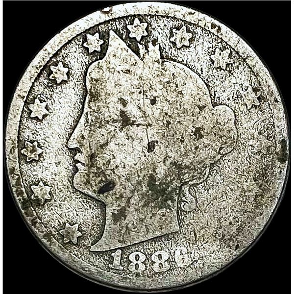 1886 Liberty Head Nickel NICELY CIRCULATED