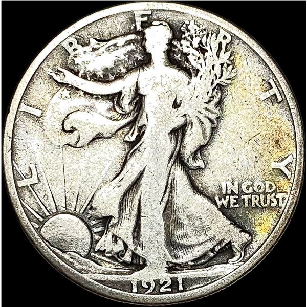 1921-S Walking Liberty Half Dollar NICELY  CIRCULATED