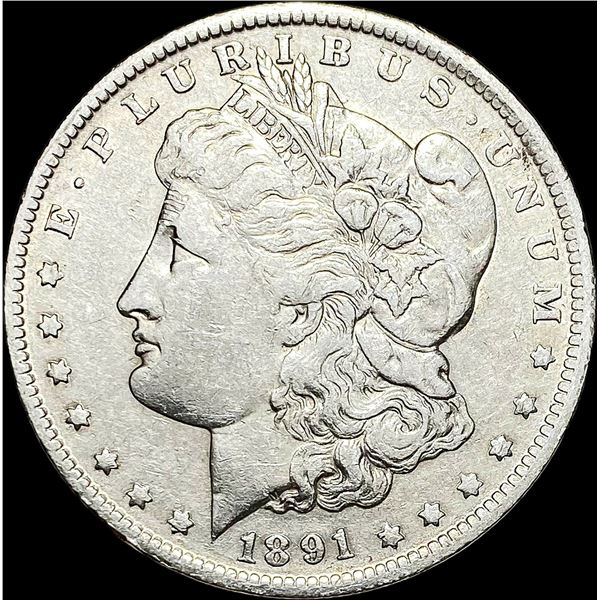 1891-O Silver Morgan Dollar NEARLY  UNCIRCULATED