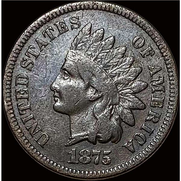 1875 Indian Head Cent LIGHTLY CIRCULATED