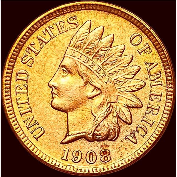 1908-S Indian Head Cent CHOICE BU