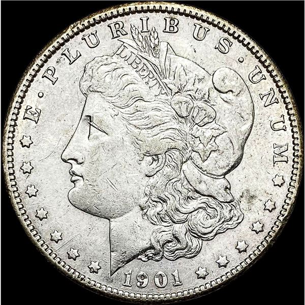 1901-S Silver Morgan Dollar NEARLY  UNCIRCULATED
