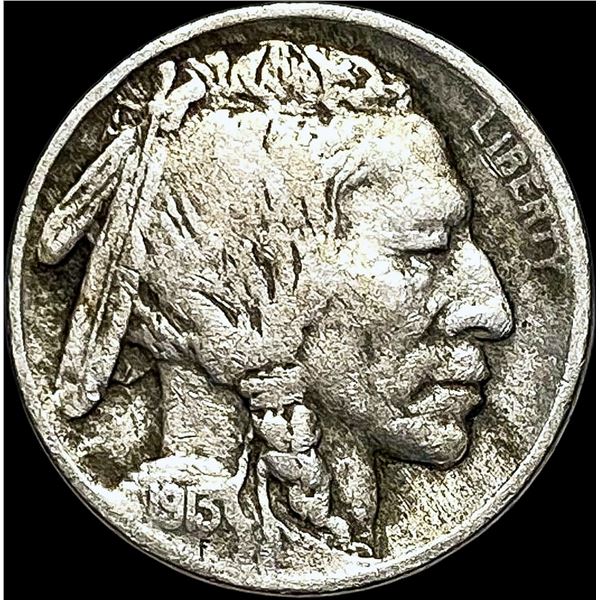 1913-D Type 2 Buffalo Nickel LIGHT CIRC