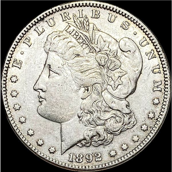 1892 Silver Morgan Dollar CLOSELY  UNCIRCULATED