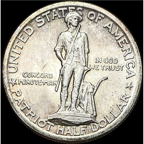 1925 Lexington-Concord Half Dollar  UNCIRCULATED