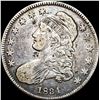 Image 1 : 1834 Capped Bust Half Dollar NEARLY  UNCIRCULATED