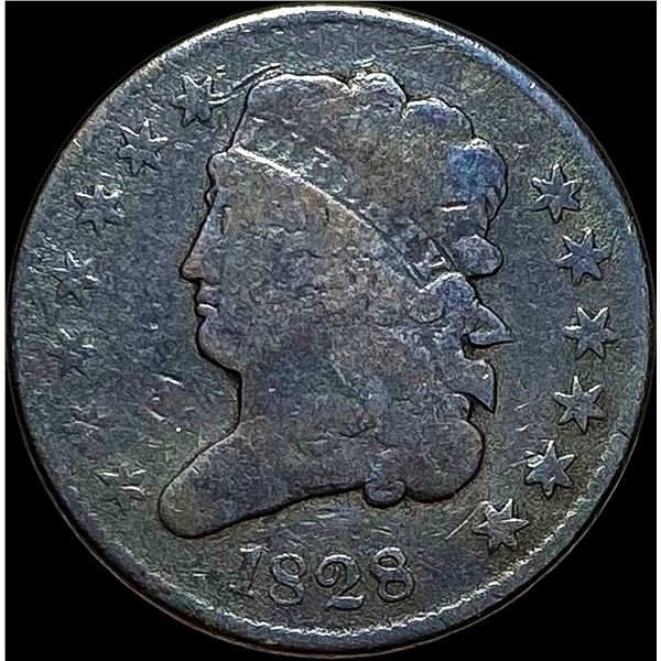 1828 13 Stars Classic Head Half Cent NICELY  CIRCULATED