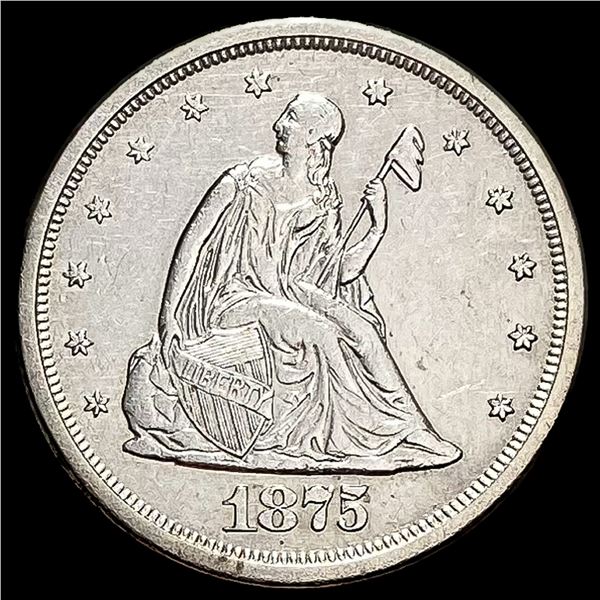 1875-S Twenty Cent Piece UNCIRCULATED