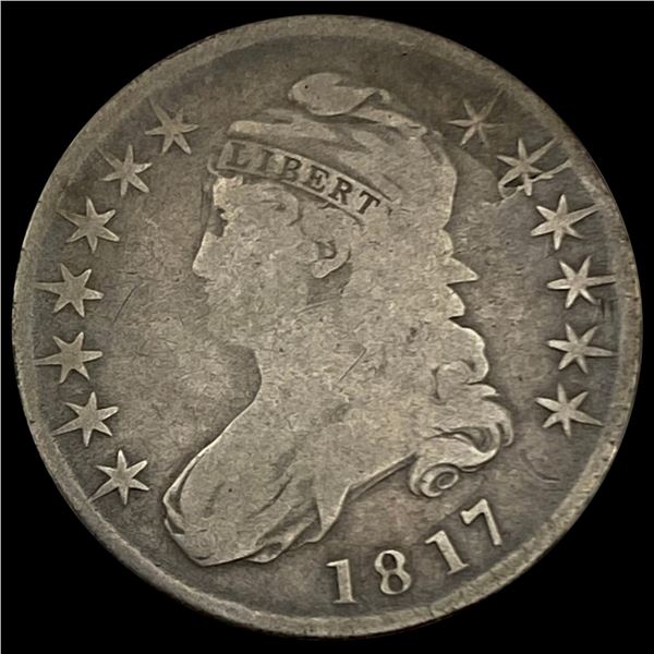 1817 Capped Bust Half Dollar NICELY CIRCULATED