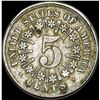 Image 2 : 1866 Shield Nickel NEARLY UNCIRCULATED