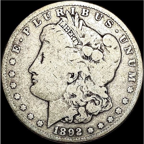 1892-S Silver Morgan Dollar NICELY CIRCULATED