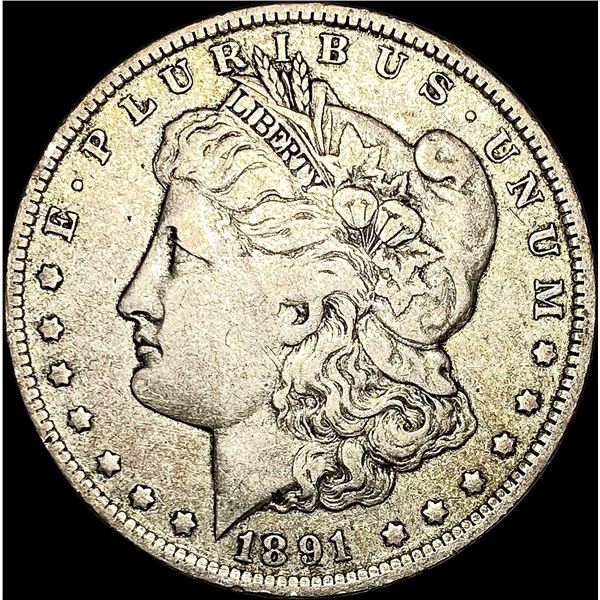 1891-O Silver Morgan Dollar LIGHTLY  CIRCULATED