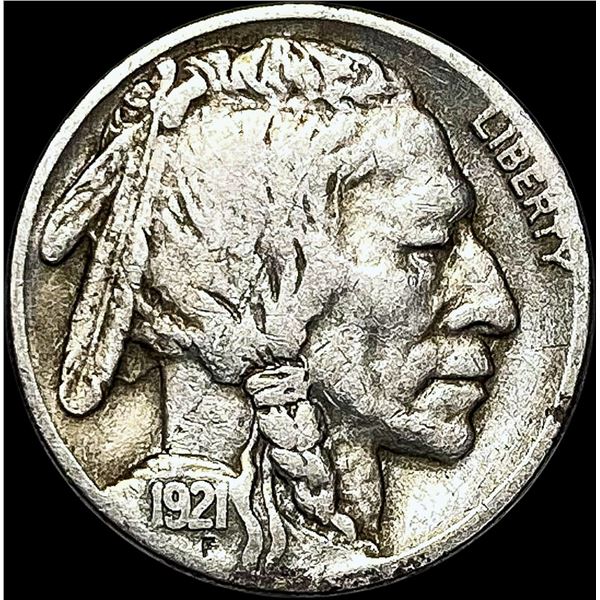 1921-S Buffalo Nickel LIGHTLY CIRCULATED