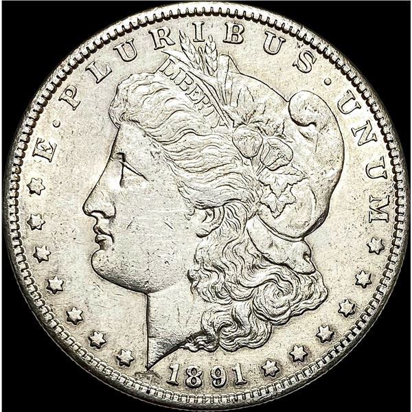 1891-S Silver Morgan Dollar CLOSELY  UNCIRCULATED