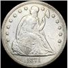 Image 1 : 1871 Silver Seated Liberty Dollar HIGH GRADE