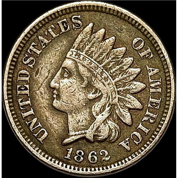 1862 Indian Head Cent LIGHTLY CIRCULATED