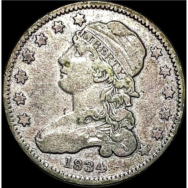 1834 Capped Bust Silver Quarter HIGH GRADE