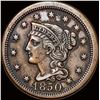 1850 Braided Hair Large Cent NEARLY  UNCIRCULATED