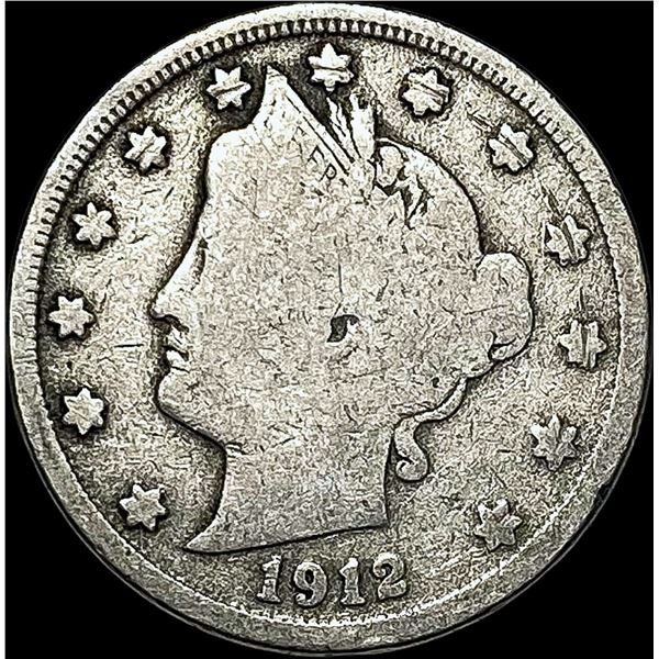 1912-S Liberty Head Nickel NICELY CIRCULATED