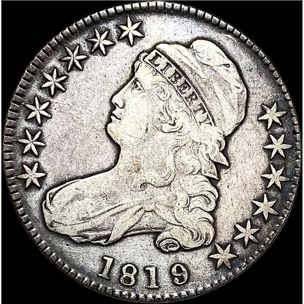 1819 Capped Bust Half Dollar LIGHTLY  CIRCULATED