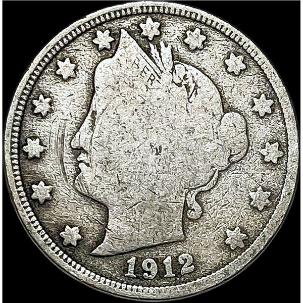 1912-S Liberty Head Nickel NICELY CIRCULATED