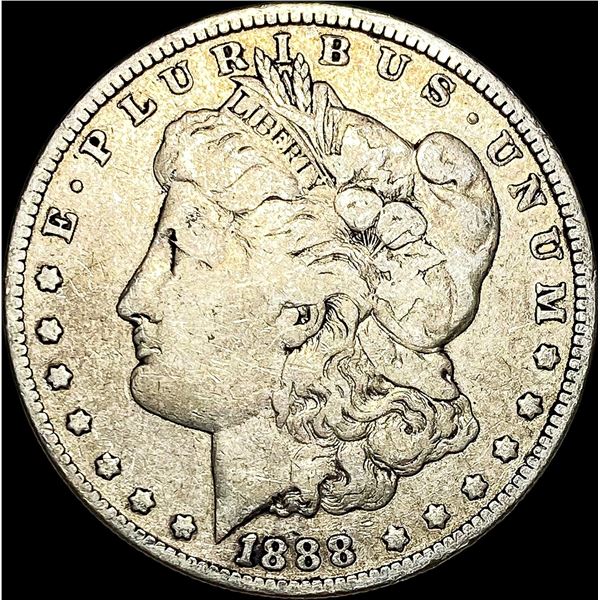 1888-O Hot Lips Silver Morgan Dollar NICE  CIRC
