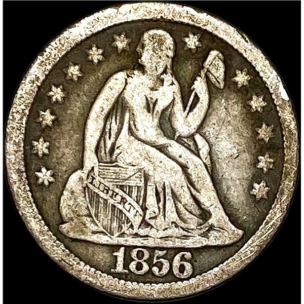 1856 Seated Liberty Dime NICELY CIRCULATED