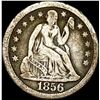 Image 1 : 1856 Seated Liberty Dime NICELY CIRCULATED
