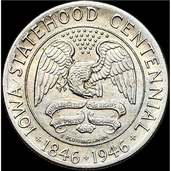 1946 Silver Iowa Half Dollar UNCIRCULATED