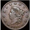 Image 1 : 1817 Coronet Head Large Cent ABOUT  UNCIRCULATED