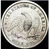 Image 2 : 1839 Seated Liberty Silver Quarter NEARLY  UNCIRCULATED
