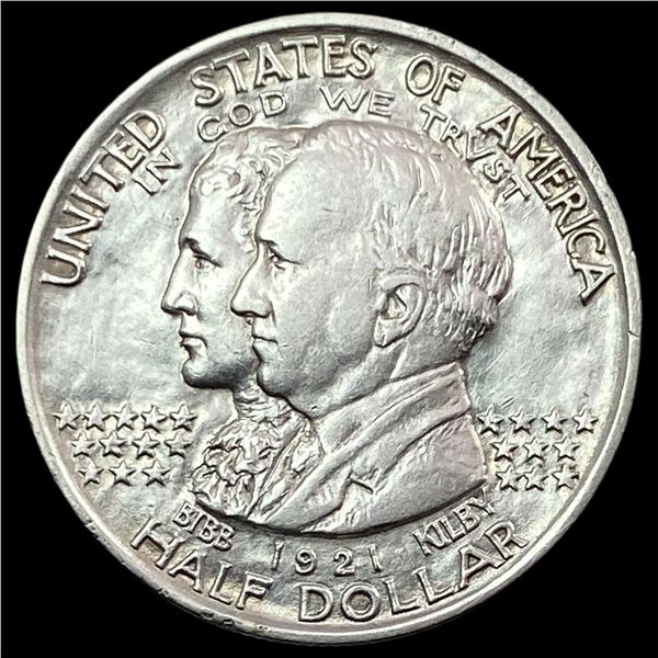 1921 Alabama Silver Half Dollar CLOSELY  UNCIRCULATED