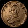 Image 1 : 1820 Double Head Washington 1C LIGHTLY  CIRCULATED