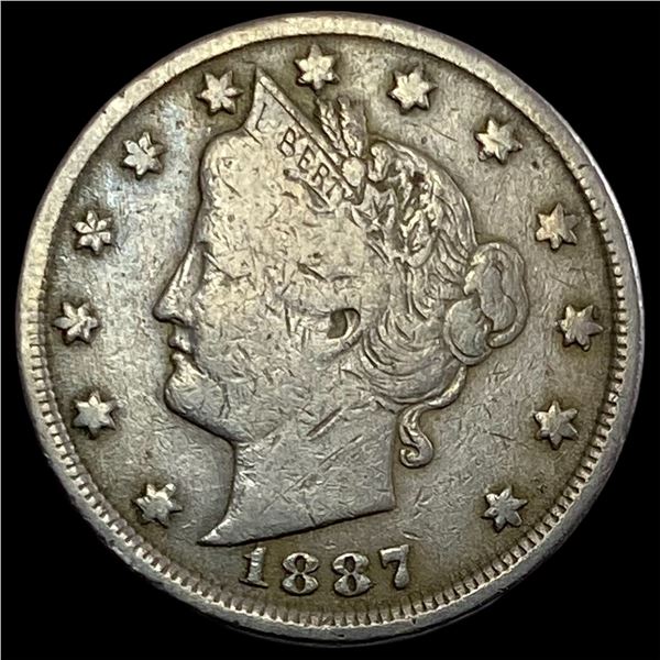 1887 Liberty Head Nickel LIGHTLY CIRCULATED